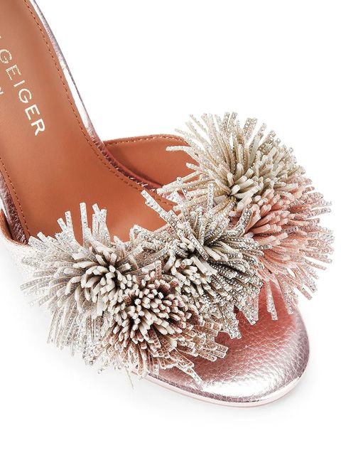 Kurt Geiger London sandały Pom Pom Ankle Tie Sandal - zdjęcie produktu nr 2