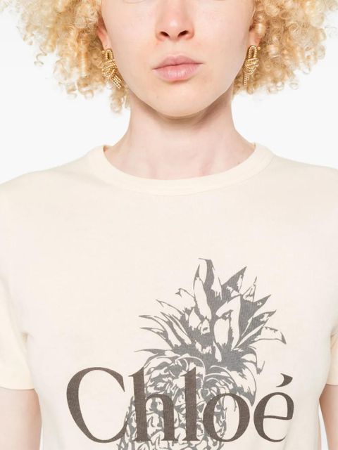 Chloé cotton t-shirt - Neutrals