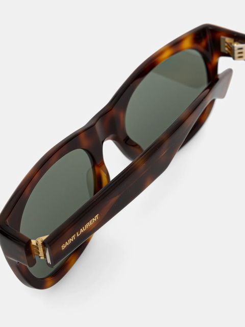 Saint Laurent okulary przeciwsłoneczne damskie kolor zielony SL 815 ROMY