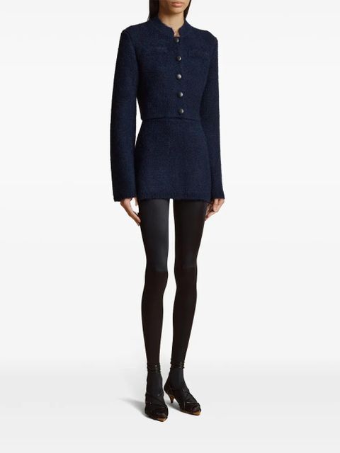 KHAITE Darrion mini skirt - Blue - zdjęcie produktu nr 2