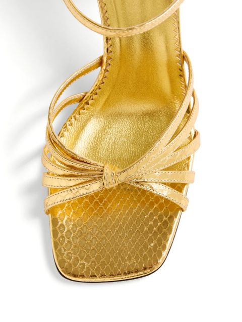 Valentino Garavani 90mm Preshoes embellished sandals - Gold