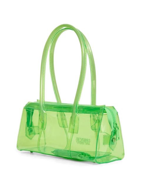 Essentiel Antwerp clear zipped shoulder bag - Green - zdjęcie produktu nr 2