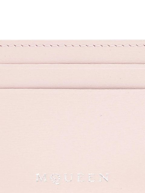 Alexander McQueen leather cardholder - Pink
