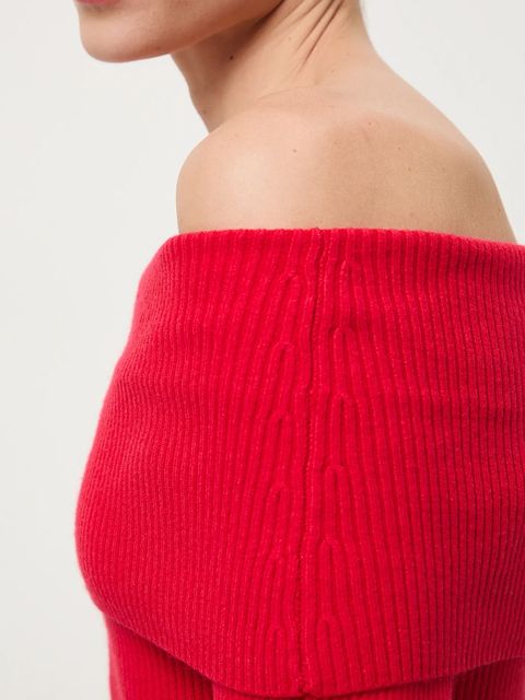 Medicine sweter damski kolor czerwony