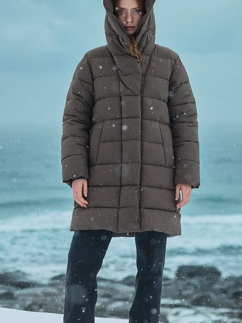 Didriksons kurtka NELLA kolor brązowy zimowa 505931