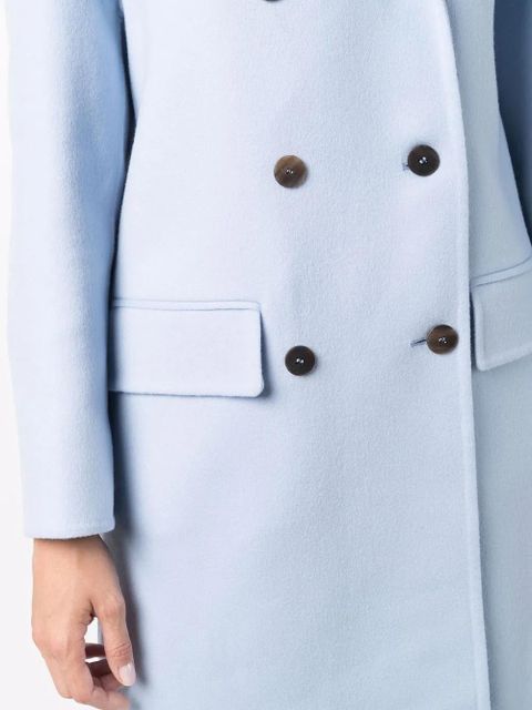 Ferragamo double-breasted button coat - Blue