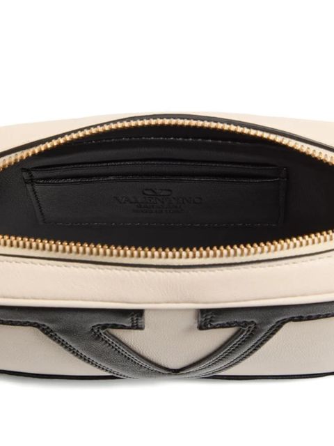 Valentino Garavani logo-embellished crossbody bag - White