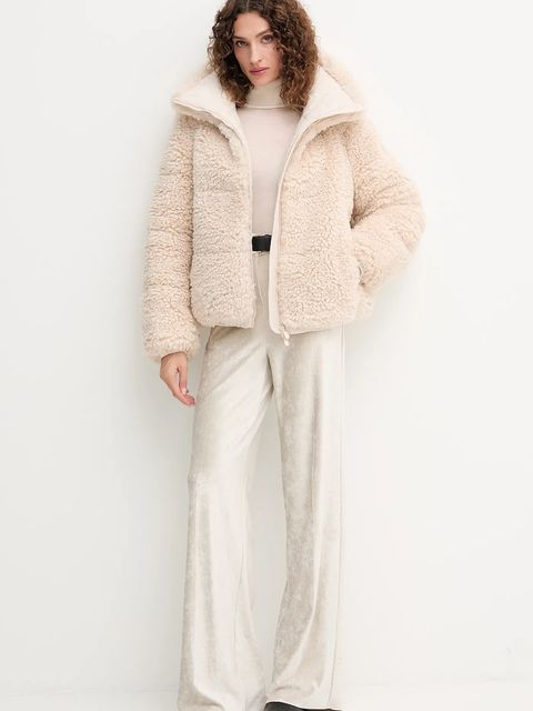 Save The Duck kurtka KENNIE kolor beżowy zimowa D31990W.CURL21 - zdjęcie produktu nr 2