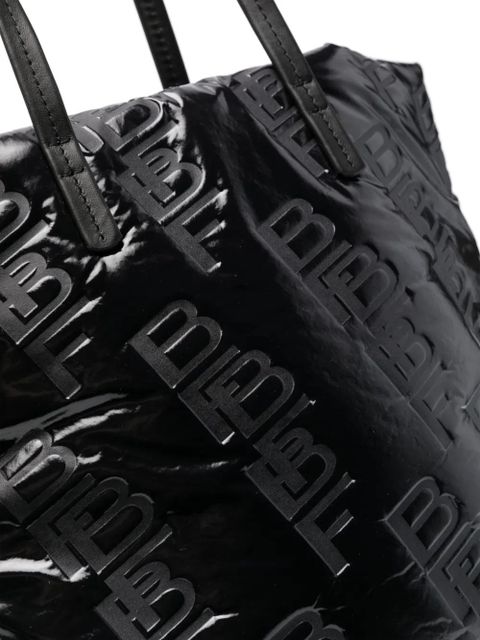 BY FAR logo-embossed tote bag - Black - zdjęcie produktu nr 2