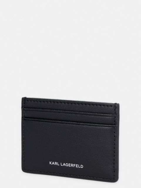 Karl Lagerfeld etui na karty damskie skórzane IKON - zdjęcie produktu nr 1