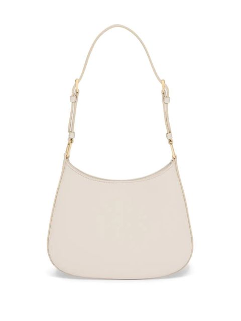 Prada Cleo patent-leather shoulder bag - Neutrals