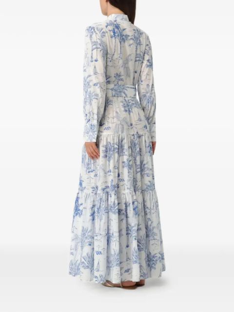 MC2 Saint Barth Jensen belted maxi dress - White