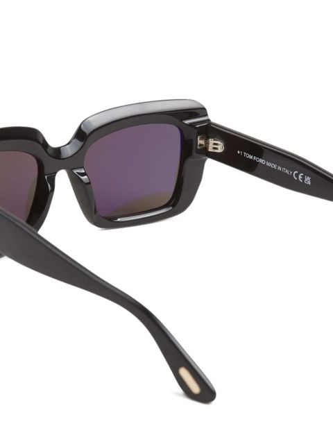 TOM FORD rectangle-shape sunglasses - Black