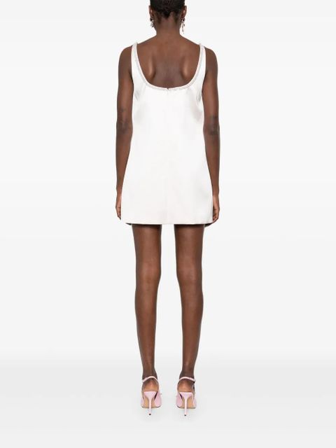 Self-Portrait satin mini dress - Pink