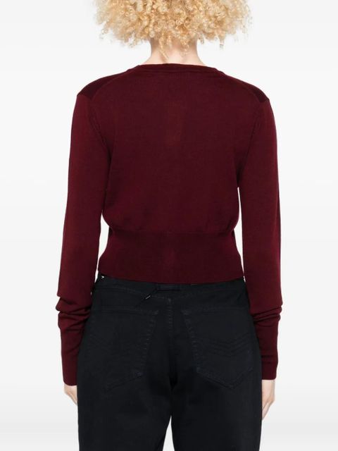 Vivienne Westwood Bea orb-embellished button cardigan - Red