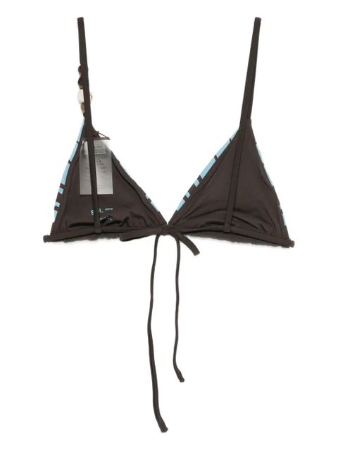 SIR. striped beaded beachwear top - Blue - zdjęcie produktu nr 2