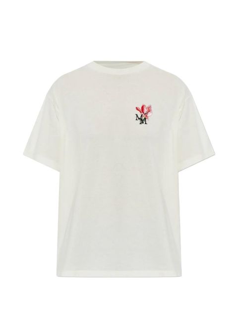 Maison Margiela floral-print T-shirt - White - zdjęcie produktu nr 1