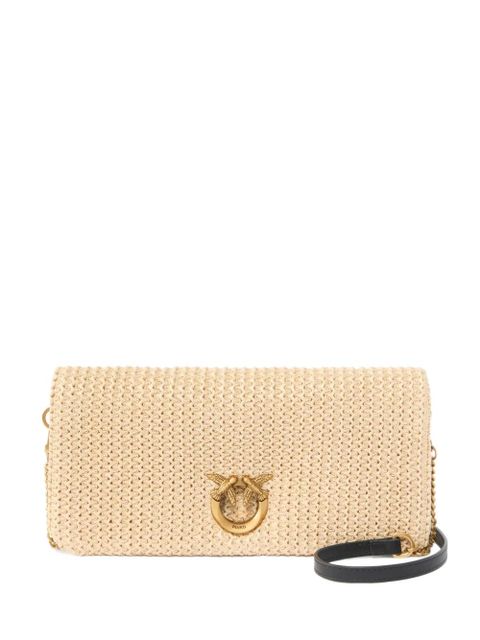 PINKO woven-appliqué crossbody bag - Neutrals - zdjęcie produktu nr 1