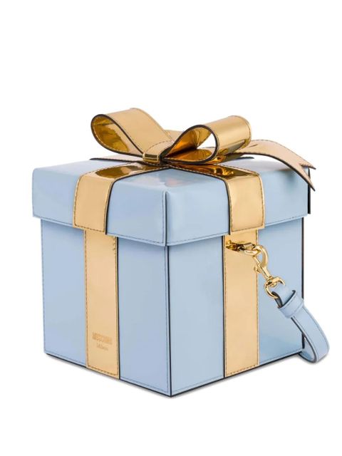 Moschino bow-detail shoulder bag - Blue - zdjęcie produktu nr 1