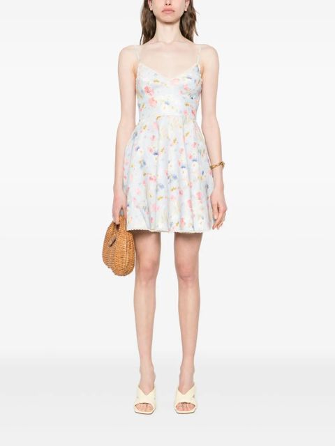 ZIMMERMANN Lucky Picnic mini dress - Blue