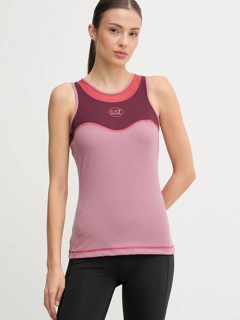 EA7 Emporio Armani top treningowy kolor różowy AF19155.7W000556 - zdjęcie produktu nr 1