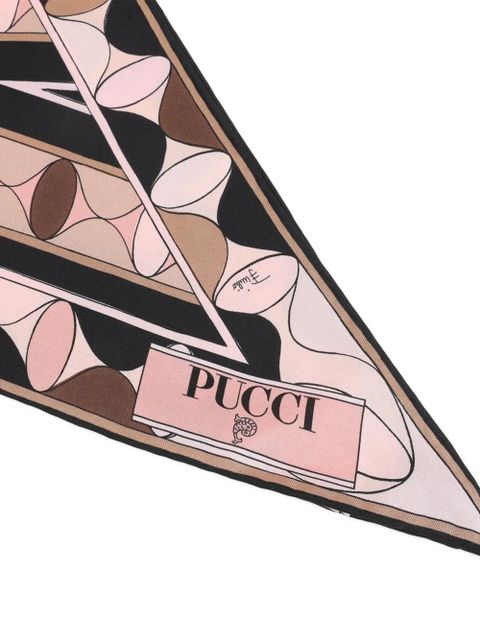 PUCCI printed silk scarf - Pink - zdjęcie produktu nr 2