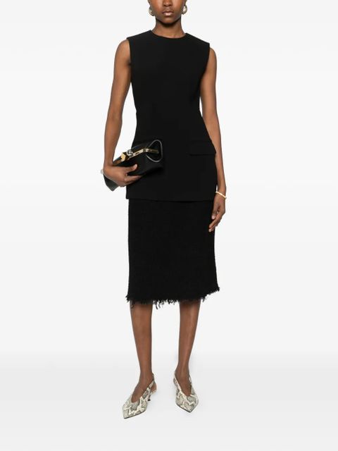 TOTEME pocket sleeveless top - Black - zdjęcie produktu nr 2