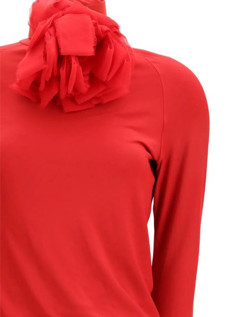 Magda Butrym floral-appliqué maxi dress - Red - zdjęcie produktu nr 2