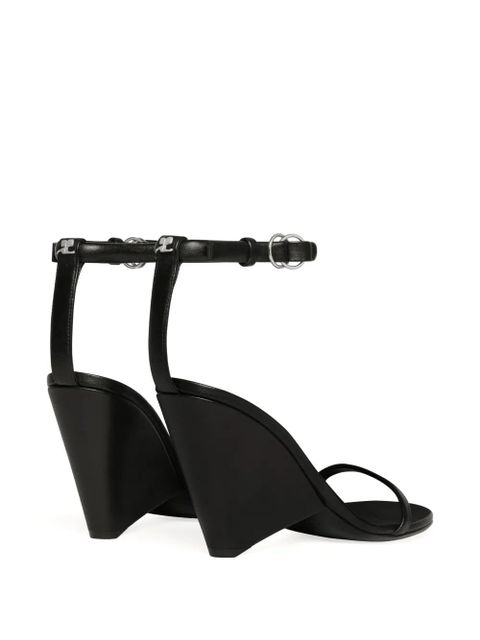 Courrèges Oblique sandals - Black - zdjęcie produktu nr 2