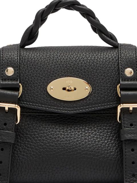 Mulberry mini Alexa leather tote bag - Black - zdjęcie produktu nr 2