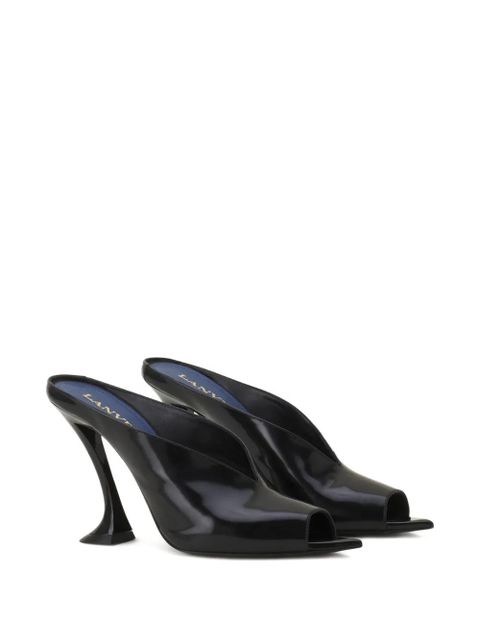 Lanvin Midnight Step sculpted-heel sandals - Black - zdjęcie produktu nr 2