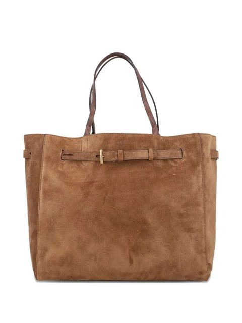 TOM FORD buckle detail tote bag - Brown
