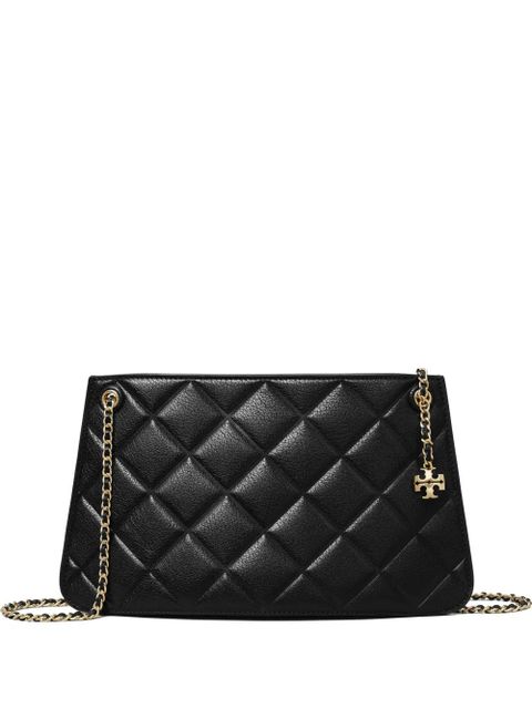 Tory Burch Fleming quilted shoulder bag - Black