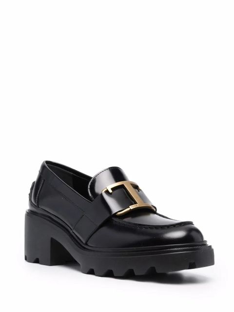 Tod's logo-plaque 60mm loafers - Black - zdjęcie produktu nr 2