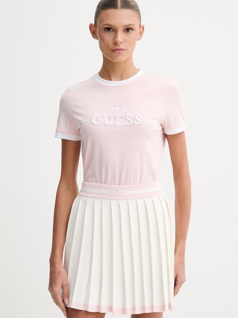 Guess t-shirt damski bawełniany MILA - zdjęcie produktu nr 2