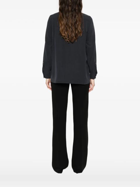 Max Mara pocket collared shirt - Black
