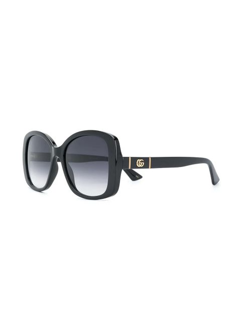 Gucci Eyewear Double G square-frame sunglasses - Black - zdjęcie produktu nr 2