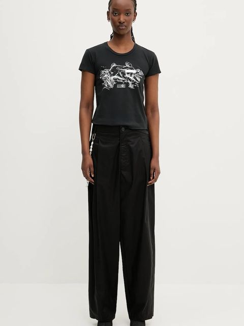 MM6 Maison Margiela t-shirt bawełniany damski kolor czarny S62GD0199