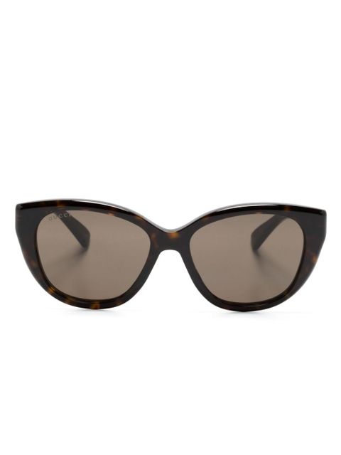 Gucci Eyewear tortoiseshell cat-eye sunglasses - Brown