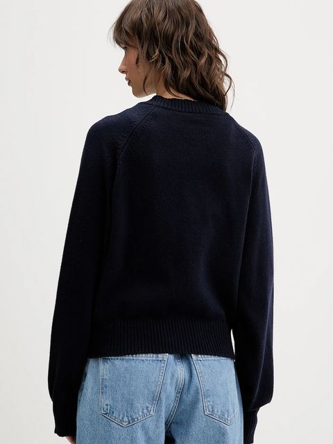 Dickies kardigan damski kolor granatowy lekki DK0A87OZ