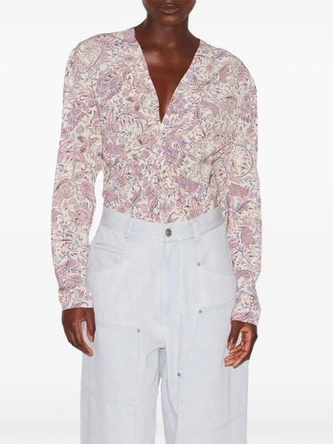 MARANT ÉTOILE Zekia blouse - Neutrals