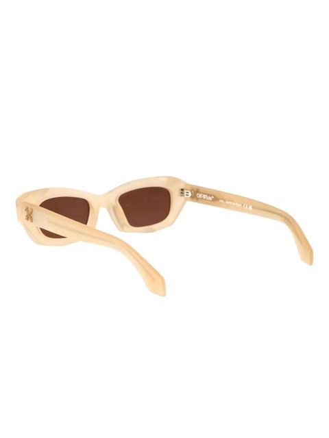 Off-White Venezia rectangle sunglasses - Neutrals