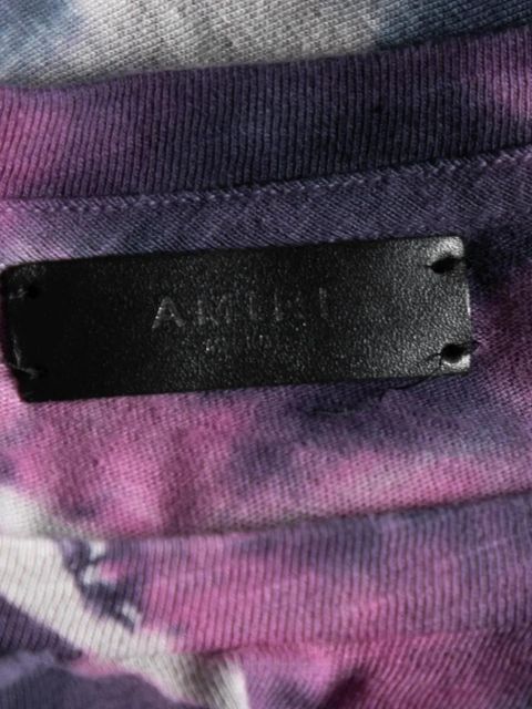 AMIRI tie-dye distressed T-shirt - Purple