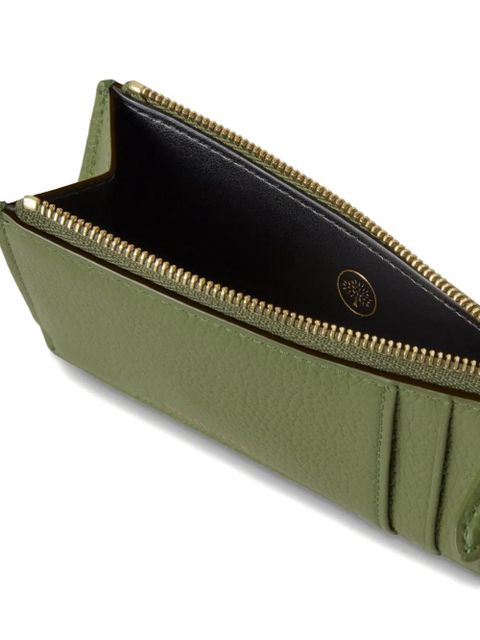 Mulberry Continental zipped card holder - Green
