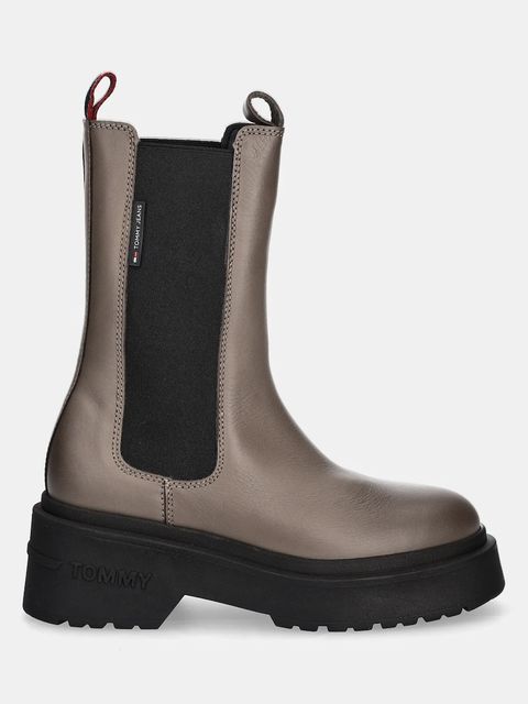 Tommy Jeans sztyblety skórzane TJW CHUNKY CHELSEA - zdjęcie produktu nr 2