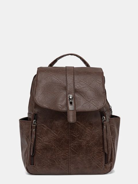 Answear.LAB plecak damski kolor brązowy mały gładki - zdjęcie produktu nr 1