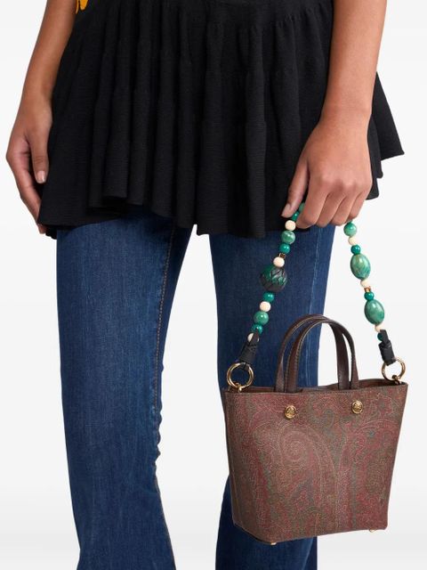 ETRO marble-embellished handle - Green