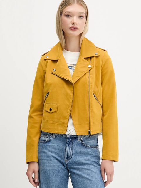 Desigual ramoneska MUST kolor żółty przejściowa 25WWEW69 - zdjęcie produktu nr 1