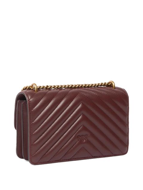 PINKO Love One Classic quilted cross body bag - Red - zdjęcie produktu nr 2