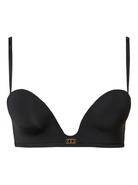 TWINSET logo-plaque bra - Black - zdjęcie produktu nr 1